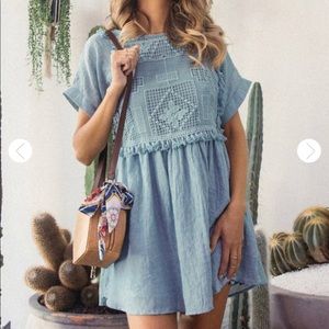 Fortunate One “Cover to Cover” mini dress